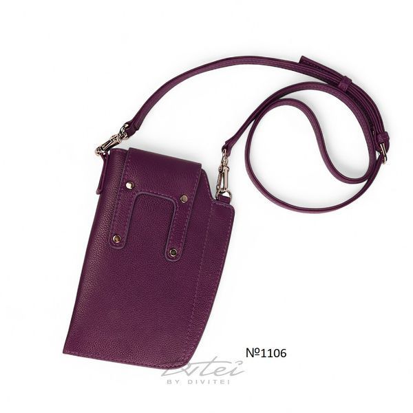 Women's Bag Iris in Aubergine color